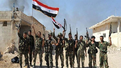 fuerzas sirias siguen avanzando en el feudo terrorista de Ghouta Oriental Las fuerzas sirias siguen avanzando en el feudo terrorista de Ghouta Oriental